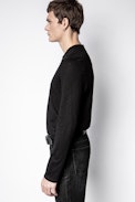 Toki T-Shirt Holy - Camiseta negra para hombre.