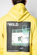 Sanchi Photoprint Wild Sweatshirt - Men's yellow sweatshirt.
