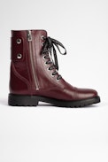 Joe Ankle Boots - Women’s burgundy leather boots