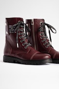 Joe Ankle Boots - Women’s burgundy leather boots