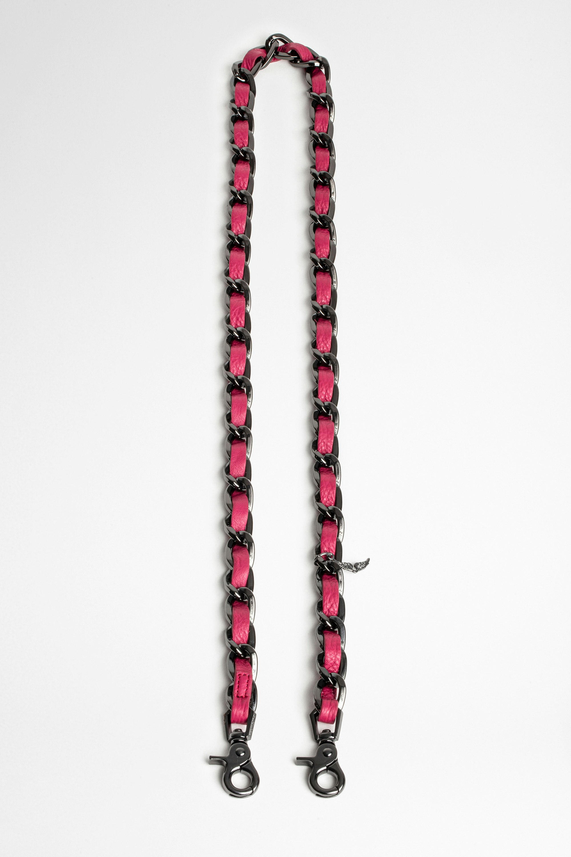Chain and Leather Shoulder Strap 