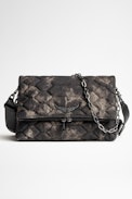 Borsa Rocky Scale Acid - Borsa Rocky in denim nero sbiadito