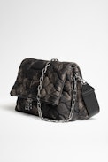 Borsa Rocky Scale Acid - Borsa Rocky in denim nero sbiadito