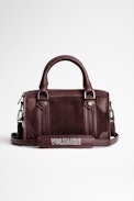 Tasche Sunny XS #2 Suede - Bordeauxrote Damentasche aus Wildleder XS Sunny #2