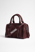 Tasche Sunny XS #2 Suede - Bordeauxrote Damentasche aus Wildleder XS Sunny #2