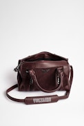 Tasche Sunny XS #2 Suede - Bordeauxrote Damentasche aus Wildleder XS Sunny #2