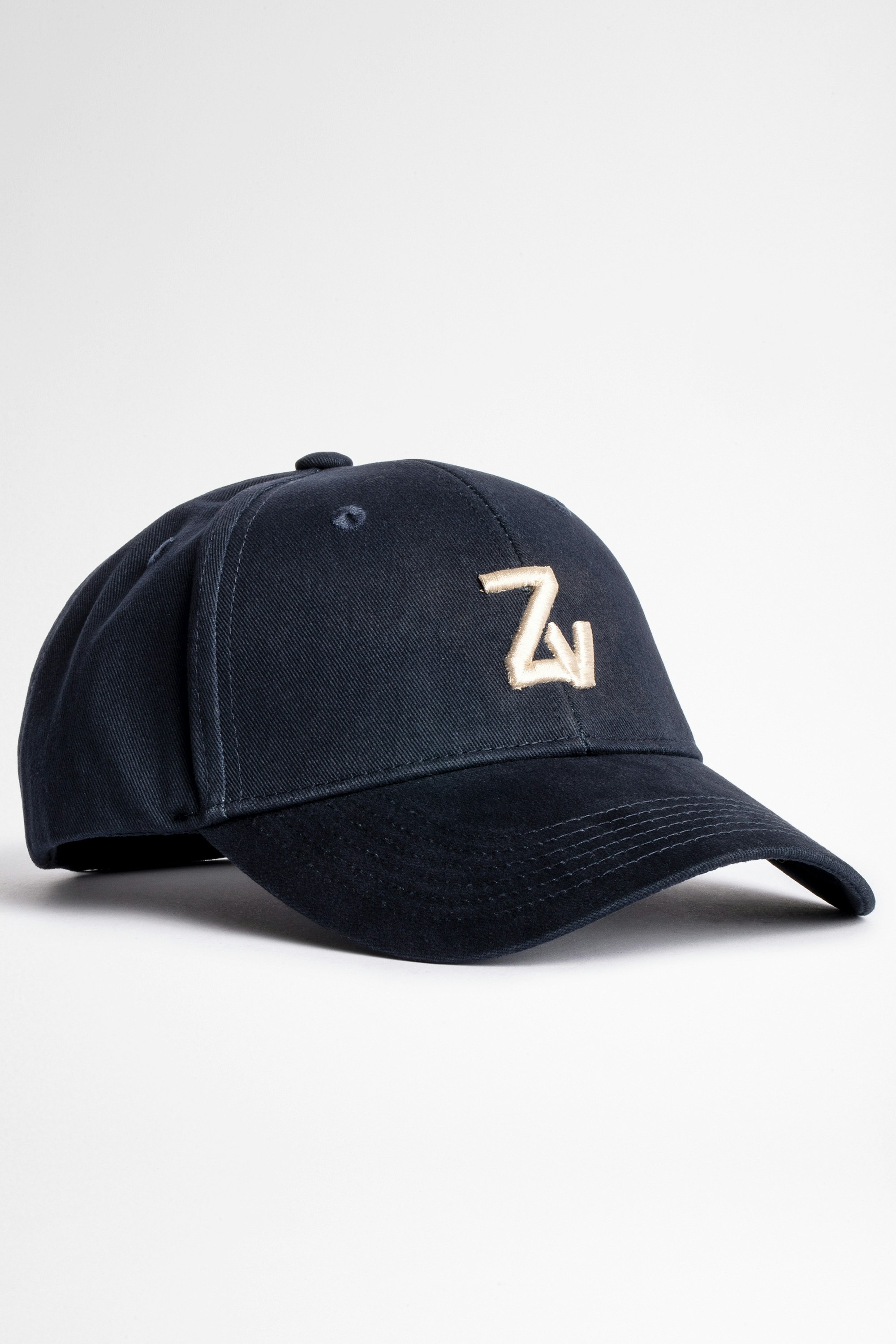 ZV Initiale Klelia Cap Men’s ZV Initiale navy blue embroidered cap