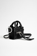 Borsa  Candide Grigri Cuir Lisse - Versione in miniatura della borsa Candide in pelle nera