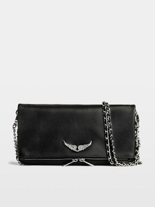 Pochette Rock Swing Your Wings - Pochette Rock en cuir à aile Swing Your Wings interchangeables.