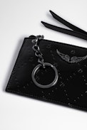 Key Pouch - Black patent leather key pouch