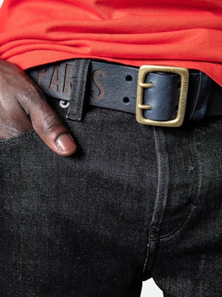 Cintura Buckley Stamp - Cintura in pelle.