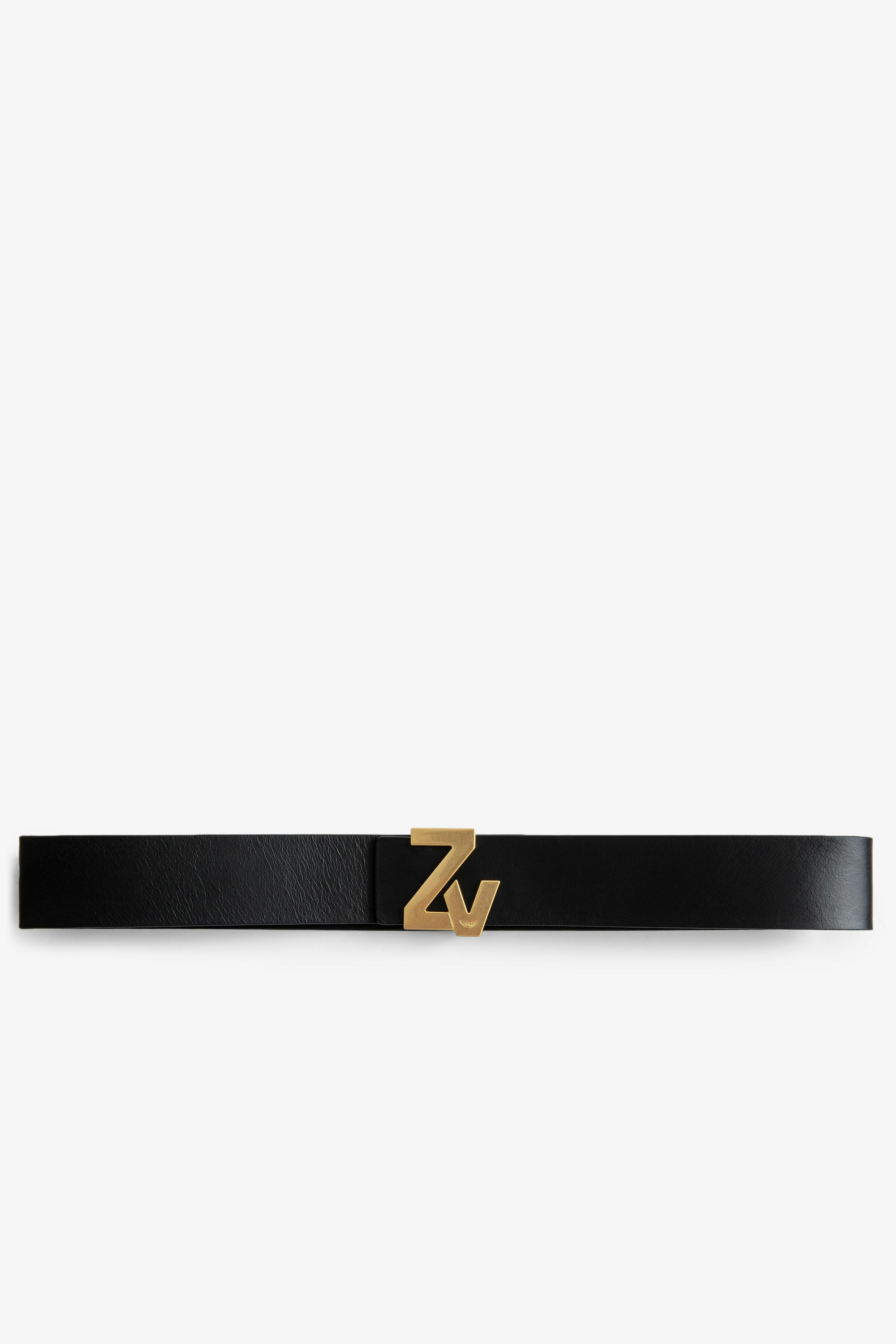 La Belt ZV Initiale Belt Women’s ZV Initiale black leather belt