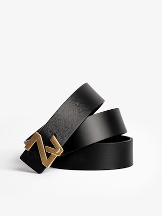 ZV Initiale Belt - 40mm wide ZV Initiale leather belt.