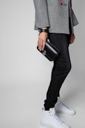 Sac ZV Initiale Le Mini - Sac Le mini en cuir lisse noir  Femme