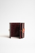 ZV Initiale Le Trifold Wallet - Women's small trifold wallet in burgundy leather