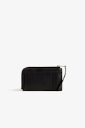 Zv Initiale The Medium Card Holder Leather - Leather combined mini-clutch and card holder