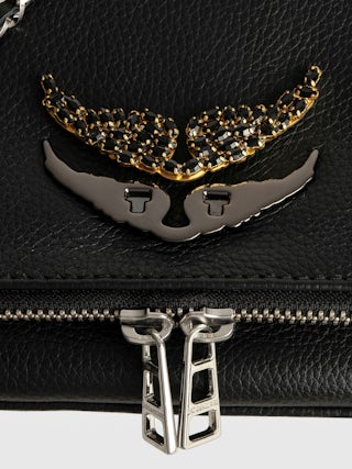 Charm Swing Your Wings Strass - Charm ailes à clipser sur un sac Swing your Wings, conçu pour personnaliser exclusivement cette gamme de sacs.