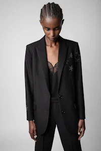 Blazer Vanille Lyocell Zadig & Voltaire - Vêtements