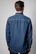 Stan Arrow Denim Shirt - Men’s denim shirt with patch pockets