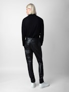 Lederhose David Leder - unisexhose aus Lammleder.