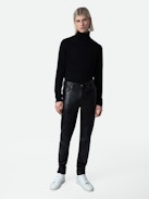 Lederhose David Leder - unisexhose aus Lammleder.