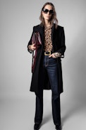 Jean Poete - Women’s raw denim flared jeans
