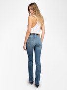 Vaqueros Eclipse - Vaqueros bootcut de talle bajo.