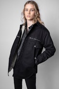 Troy Jacket - Women’s black military jacket