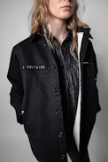 Troy Jacket - Women’s black military jacket