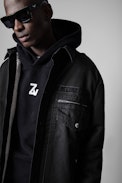 Chaqueta Troyh - Chaqueta militar de hombre de algodón negro