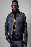 Base denim bomber - Men's denim ‘La faute à Voltaire’ jacket