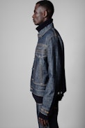 Base denim bomber - Men's denim ‘La faute à Voltaire’ jacket