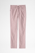 Clint Velvet Trousers - Women's pink corduroy trousers
