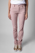 Clint Velvet Trousers - Women's pink corduroy trousers