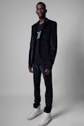 David Trousers - Men's navy blue trousers