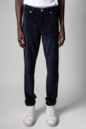 David Trousers - Men's navy blue trousers