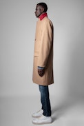 Matt Coat - Straight-cut camel wool coat