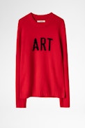Maglione Kennedy - Maglione Art rosso in lana uomo