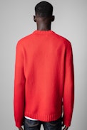 Maglione Kennedy - Maglione Art rosso in lana uomo