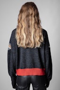 Bonnie Sweater - Women’s grey wool sweater