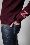 Pull Sourca Cachemire - Pull en cachemire recyclé beige Femme