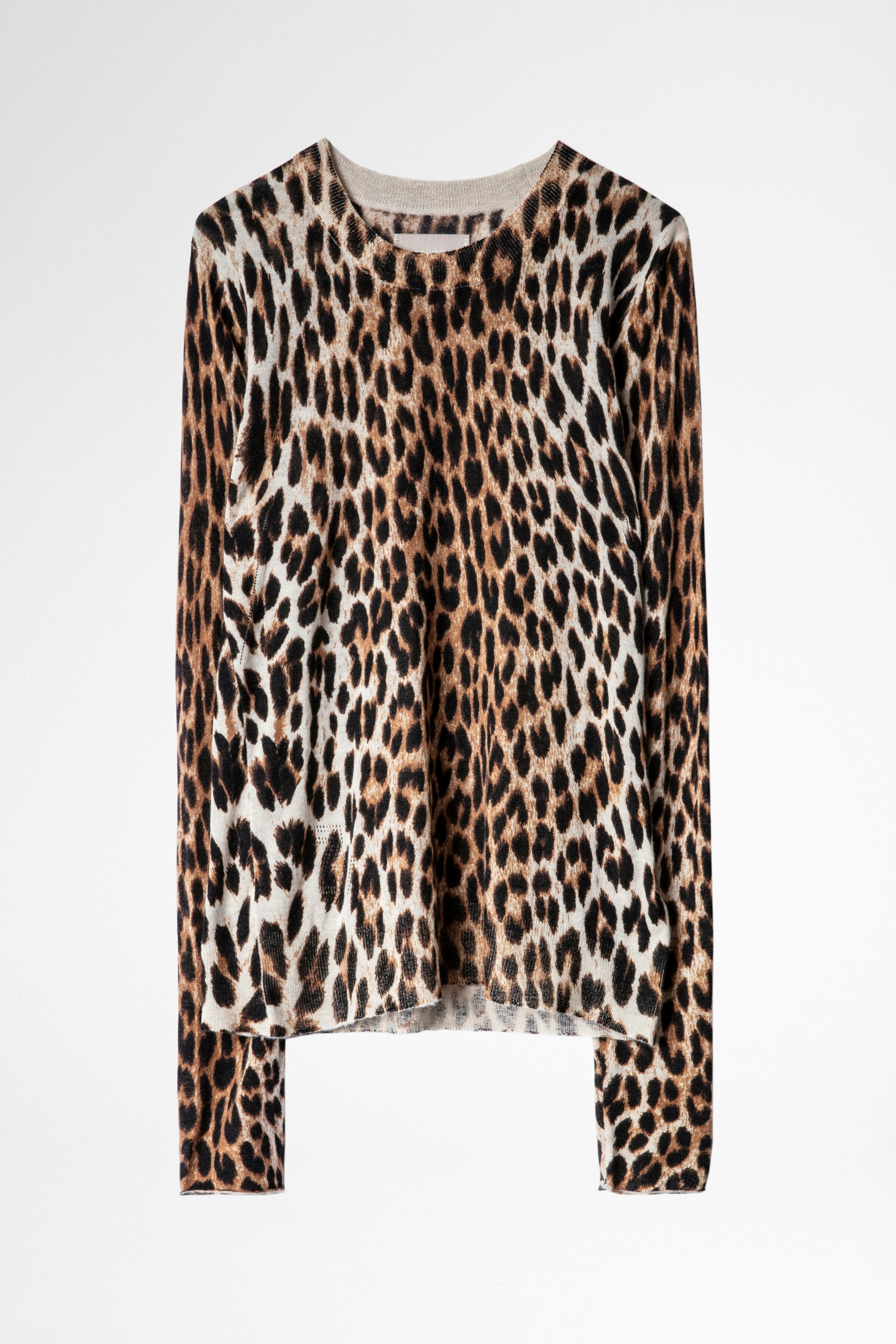 Miss Cashmere Sweater Women’s leopard print sweater
