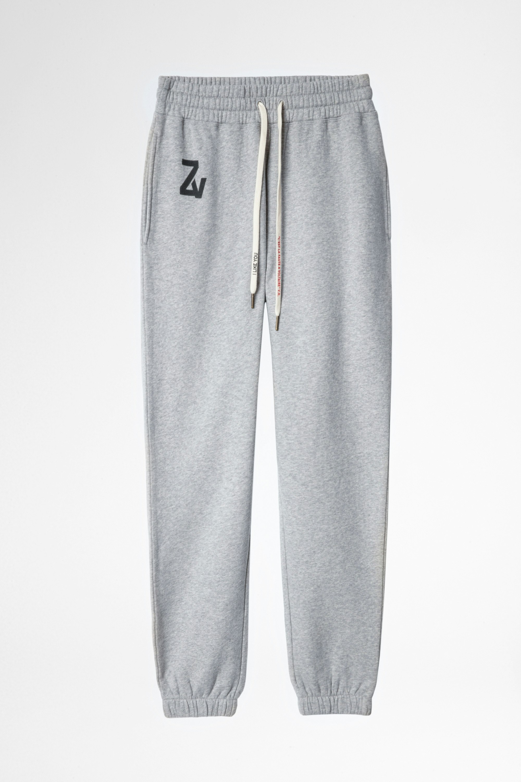 Steevy Trackpants Woman’s flecked grey tracksuit bottoms