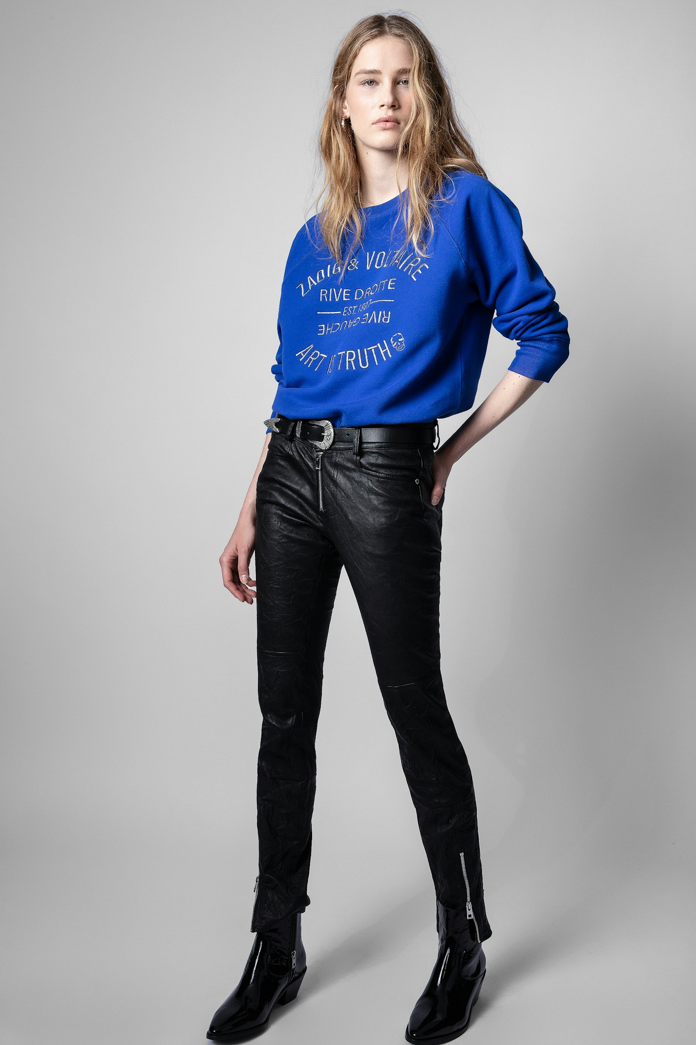 Upper Blason Sweatshirt - sweatshirt women | Zadig&Voltaire