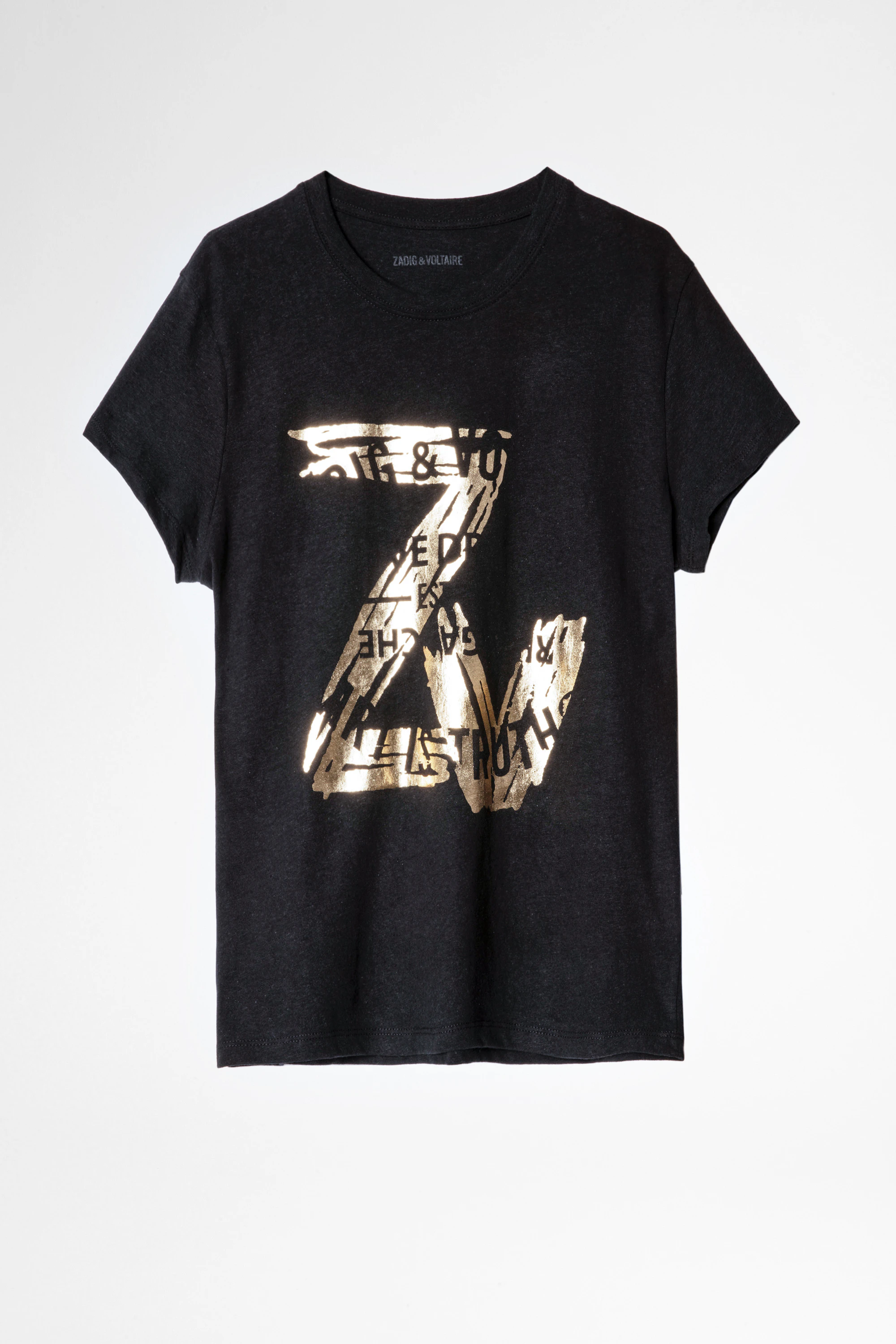 Women's slogan T-shirts, Henley tops 