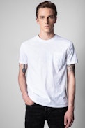 Stockholm Slubbed Cotton T-Shirt - Men’s white cotton T-shirt