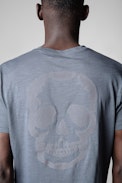 T-shirt Stockholm - T-shirt en coton bleu à manches courtes homme