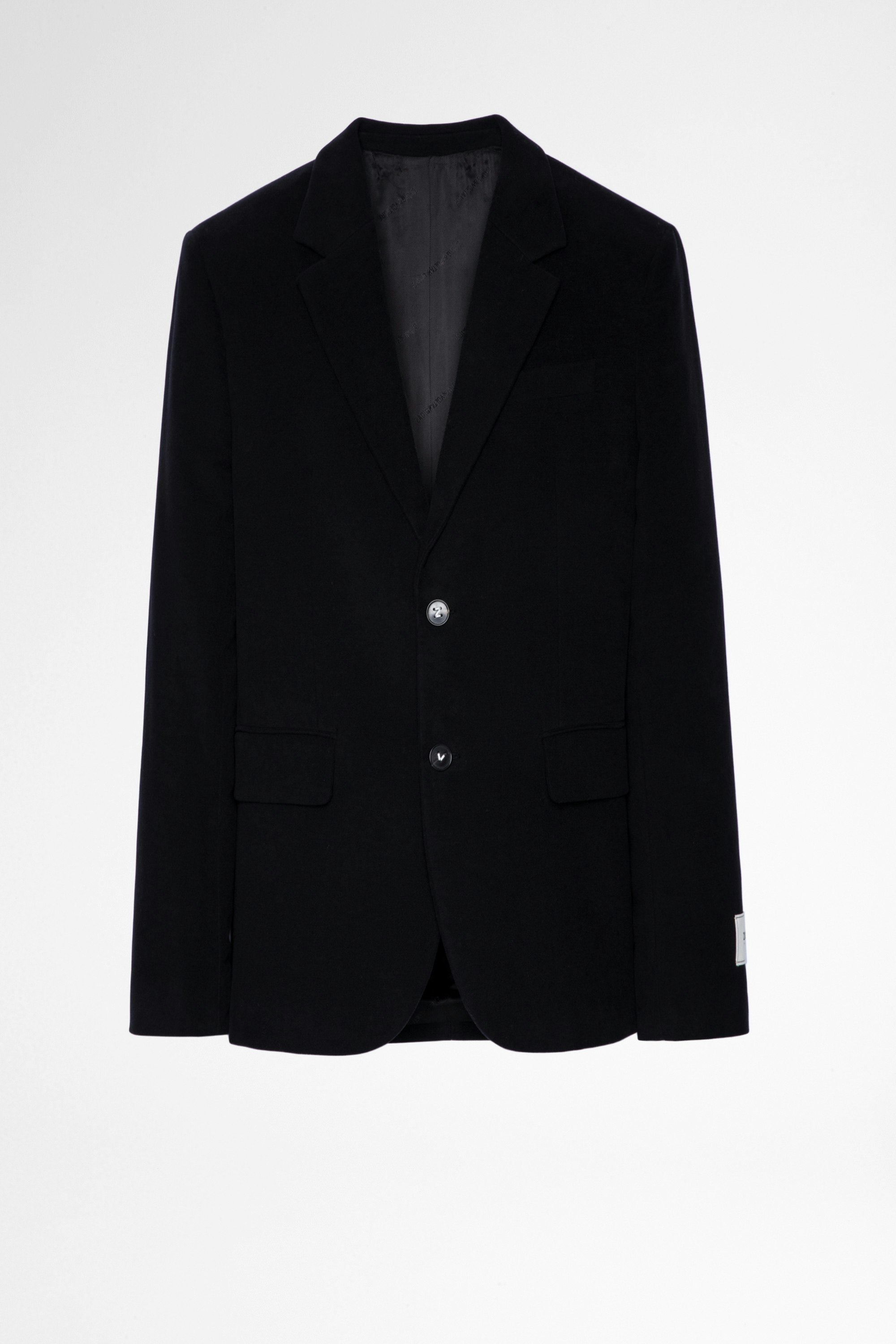 Viks Moleskine Jacket Men's black cotton jacket