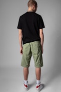 Parks Bermuda Shorts - Men’s khaki cotton Bermuda shorts