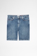 Tomboy Bermuda Shorts - Men's blue denim Bermuda shorts